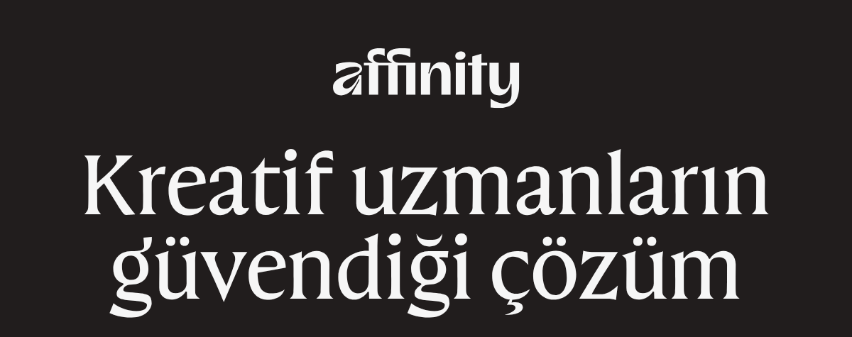 Affinity'de bugün kimlerin içerik ürettiğini görün