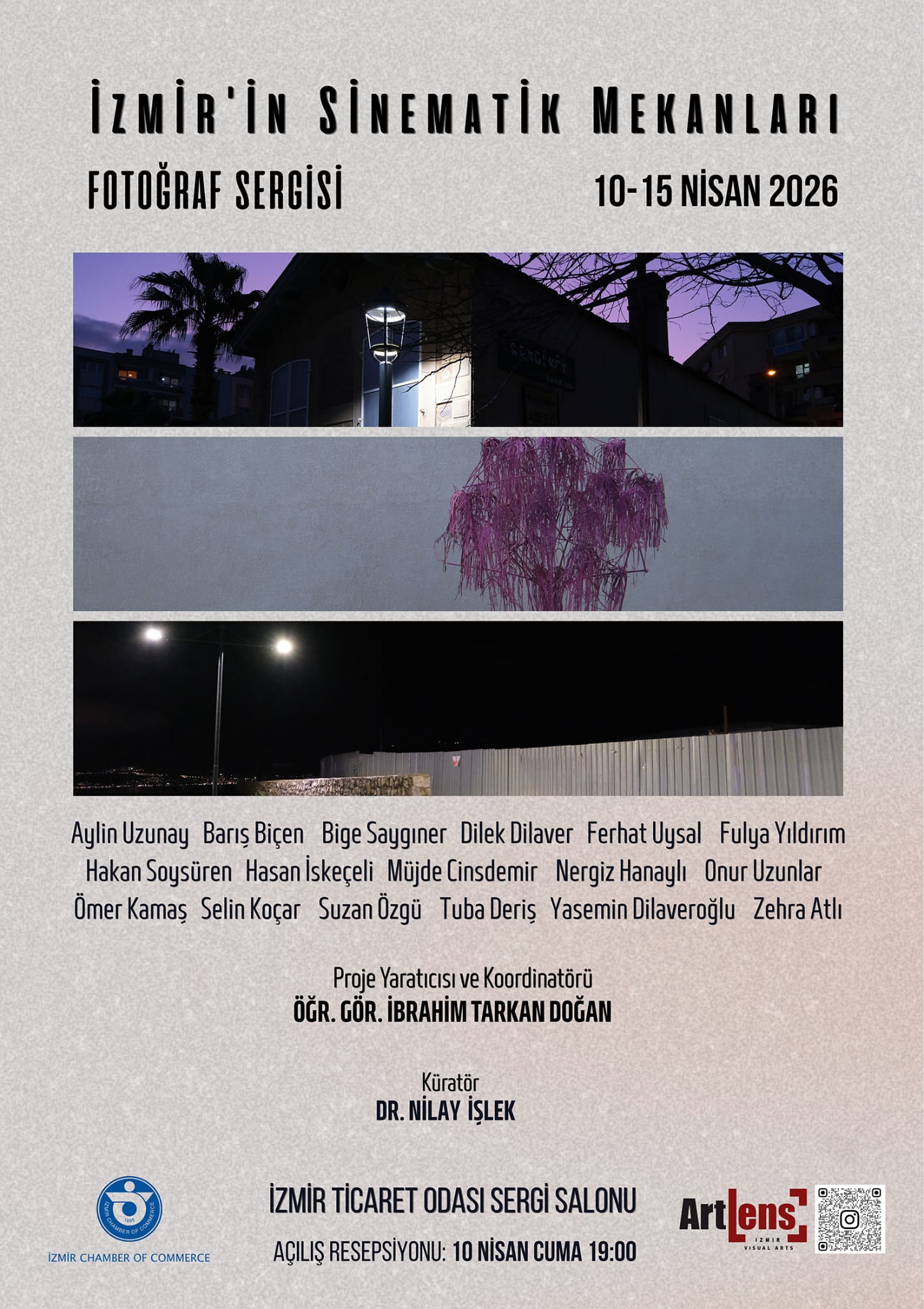 İzmir'in Sinematik Mekânları Sergisi Sanatseverlerle Buluşuyor