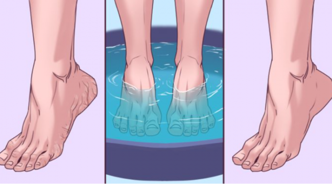 Ağız gargarasıyla ayakları yıkamanın 3 faydası! Nasır ve ağrılar için...