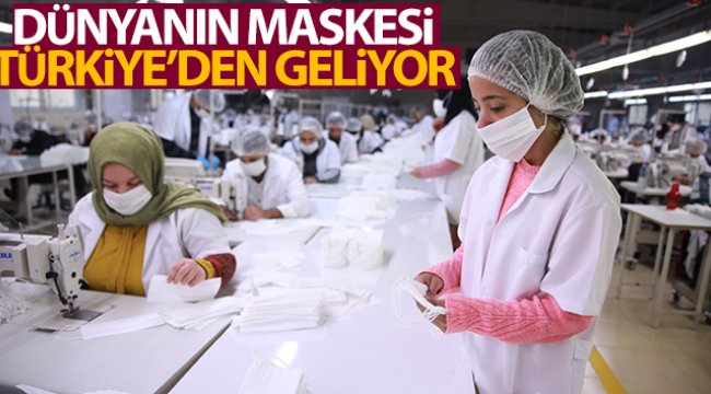 Dünyanın maskesi Türkiye'den gidiyor