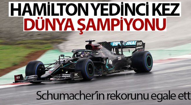 Lewis Hamilton, İstanbul'da şampiyonluğunu ilan etti
