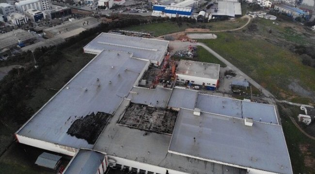 Tuzla'da yanan et fabrikasındaki hasarın boyutu gün ağarınca ortaya çıktı