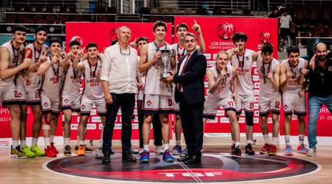 Basketbolda U16 Türkiye şampiyonu, Bahçeşehir Koleji oldu