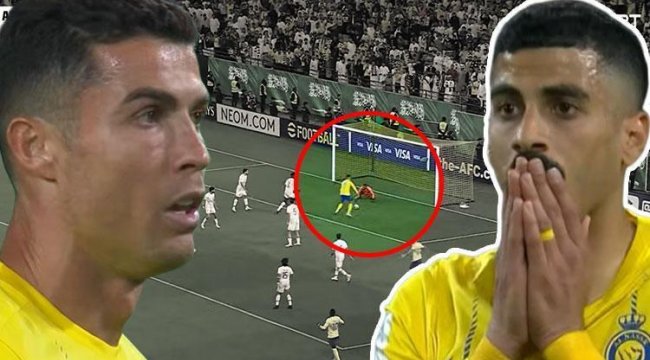 Cristiano Ronaldo'nun kaçırdığı gol ağızları açık bıraktı! İzleyenler inanamadı...