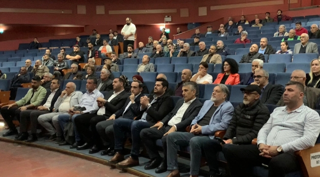 Narlıdere bağımsız belediye başkan adayı Metin Yıldırım İzmir Mahalleler Birliği tarafından düzenlenen kentsel dönüşüm toplantısına katılım sağladı.