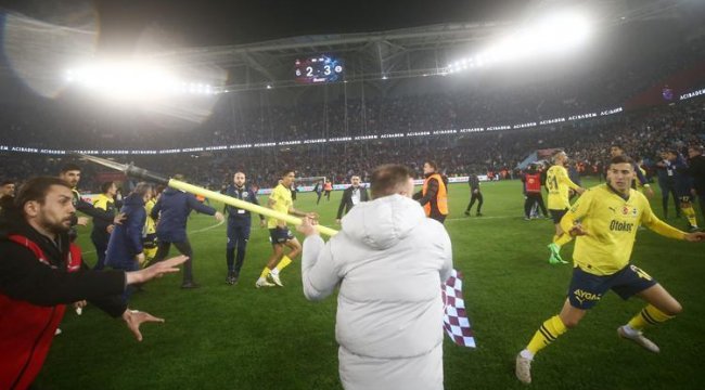 Trabzonspor - Fenerbahçe maçı sonrası dehşet verici olaylar yaşandı