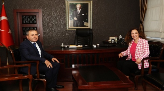 Başkan Ünsal'dan Kaymakam ziyaretinde 'uyum' mesajı