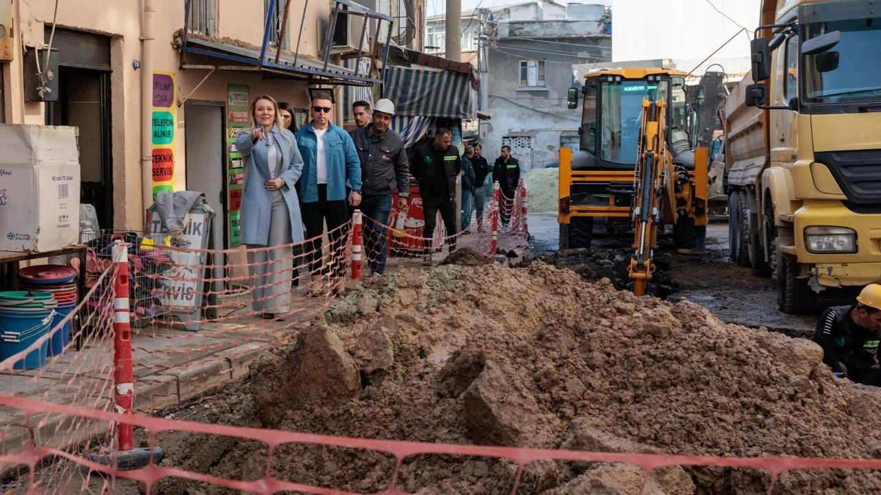 Konak'ta doğalgaz çalışmaları hız kazandı!