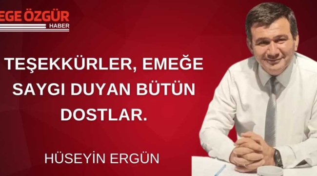 TEŞEKKÜRLER, EMEĞE SAYGI DUYAN BÜTÜN DOSTLAR.