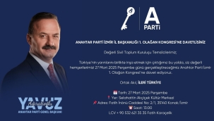 Anahtar Parti İzmir'de İlk Kongresini Düzenliyor