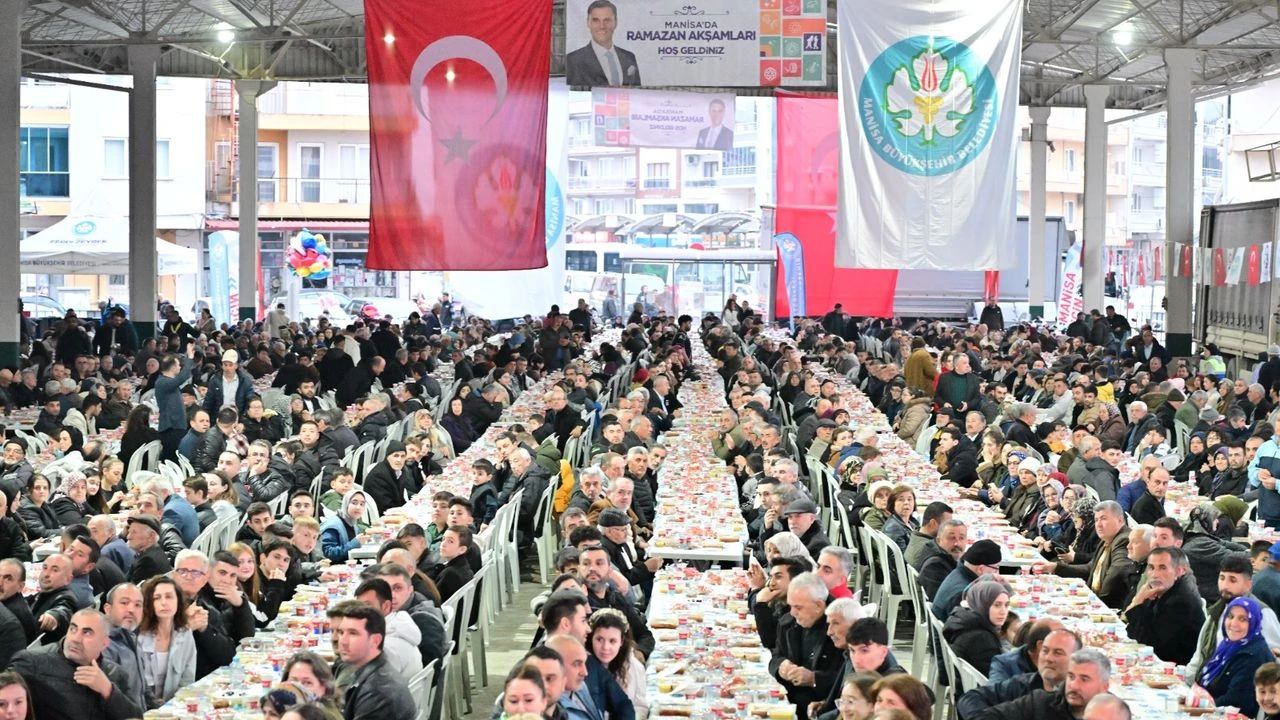 Bereket Sofrası Saruhanlı'da kuruldu