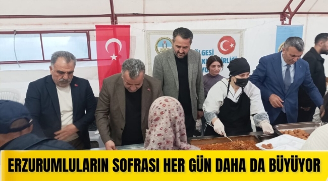 Çiğli'de Erzurumlular'ın Sofrası Her Gün Daha da Büyüyor