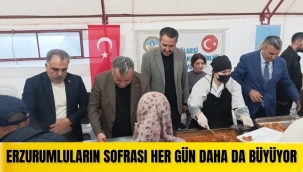 Çiğli'de Erzurumlular'ın Sofrası Her Gün Daha da Büyüyor