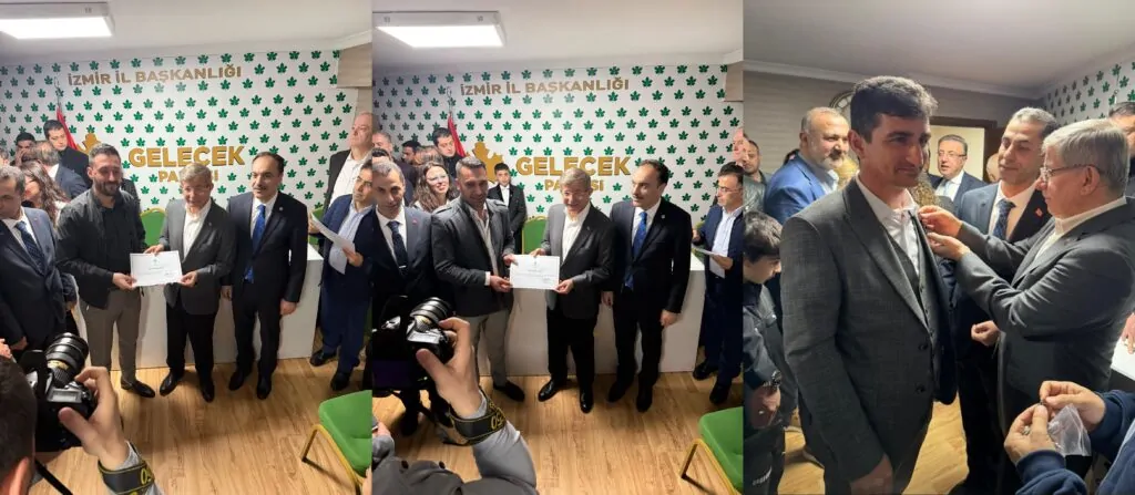 Gelecek Partisi İzmir'de 13 İlçede Yeni İlçe Başkanlarını Açıkladı