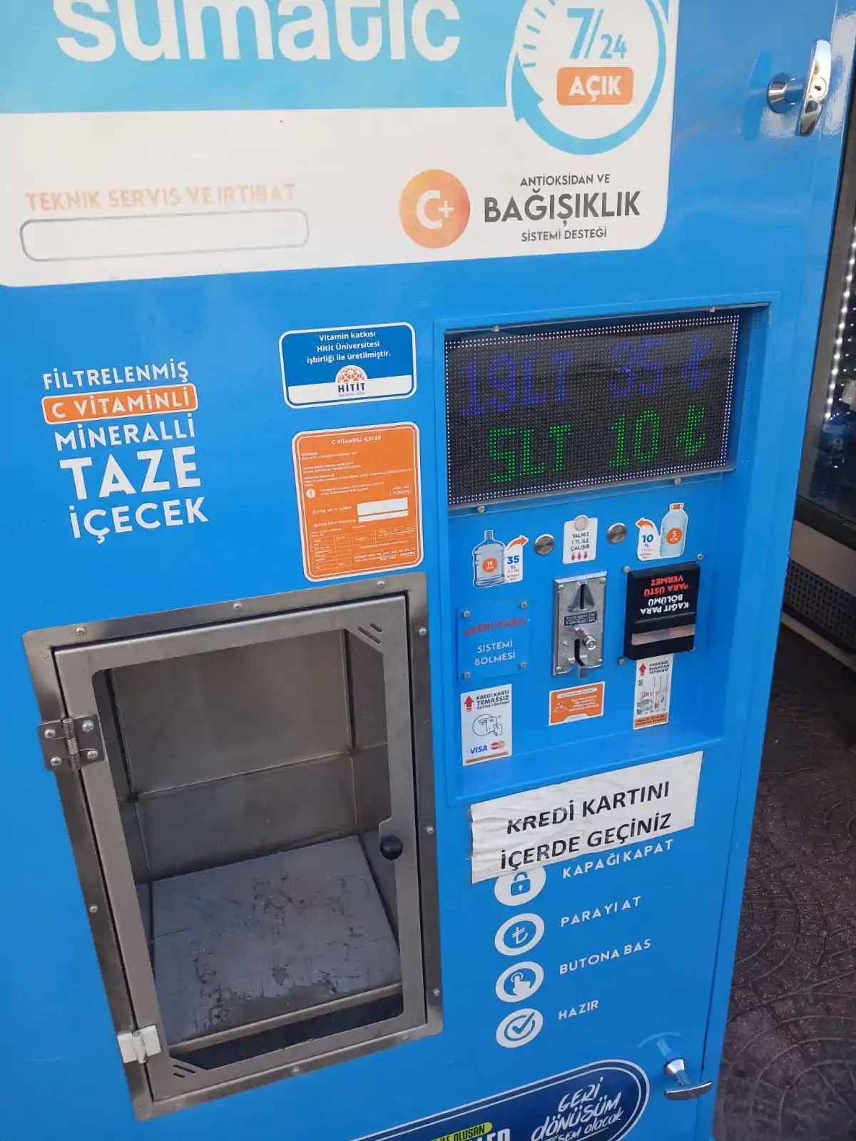 İzmir'de Sumatik Su Otomatlarına İnceleme Başlatıldı