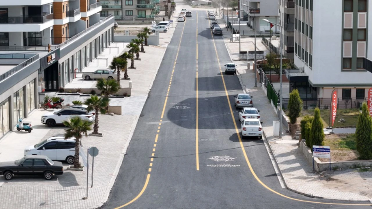 Aydın'da yol çalışmaları tam gaz