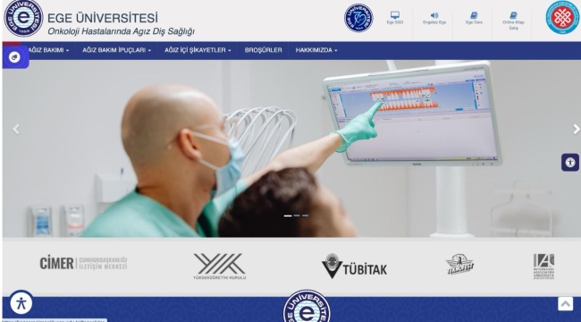 Ege Üniversitesi'den kanser hastaları için ağız bakımı internet sayfası