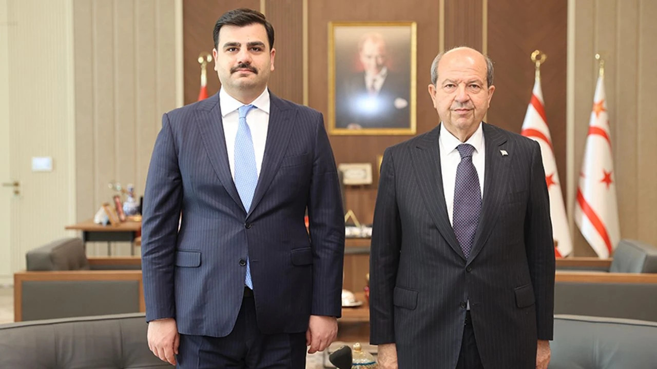 AK Partili İnan'dan Ersin Tatar'a ziyaret