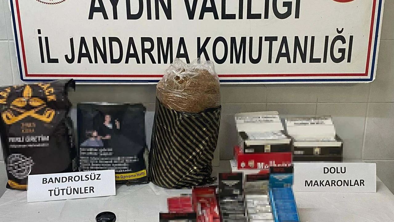 İşyerine kaçak tütünle baskını