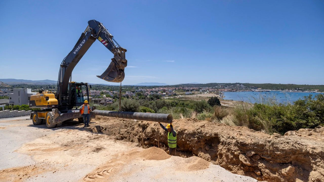 İZSU'dan Yarımada'da altyapıya dev yatırım