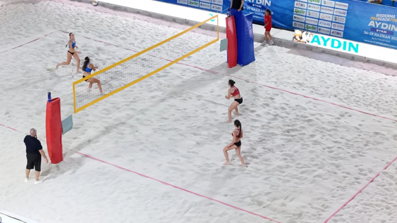 Plaj Voleybolunun kalbi Aydın Tekstil Park'ta atacak