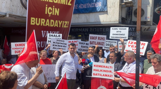 "Salepçioğlu İş Hanı İhalesinde Kurulan Pusuya ve Rant Tuzaklarına Geçit Vermeyeceğiz!"
