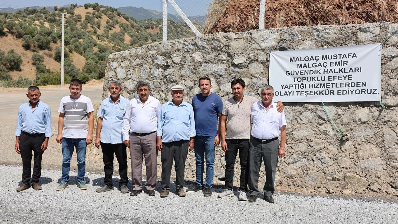 Aydınlı muhtarlardan Çerçioğlu'na teşekkür