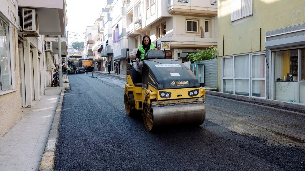 Balçova'da yollar yenileniyor