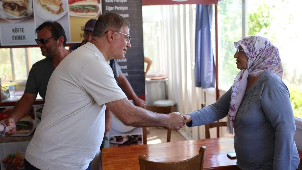Başkan Tugay'dan yangın bölgelerine ziyaret: Ortak akıl vurgusu!