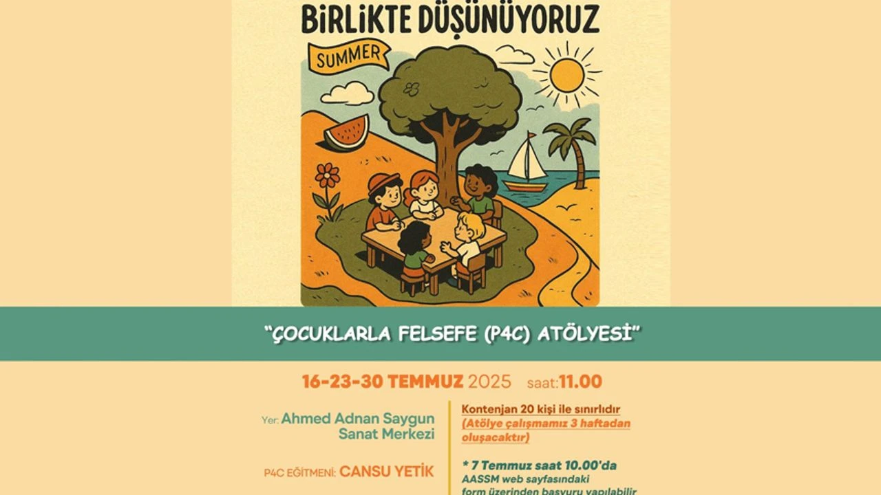 Çocuklarla Felsefe Atölyesi AASSM'de başlıyor