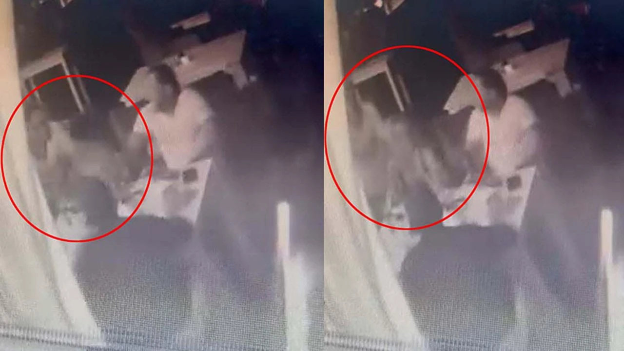 Eğlence mekanında saldırı: Başını masaya vurdu!