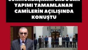 Gaziemir'e Yeni Cami! Cumhurbaşkanı Erdoğan Canlı Açılış Yaptı, İzmir Protokolü Törende