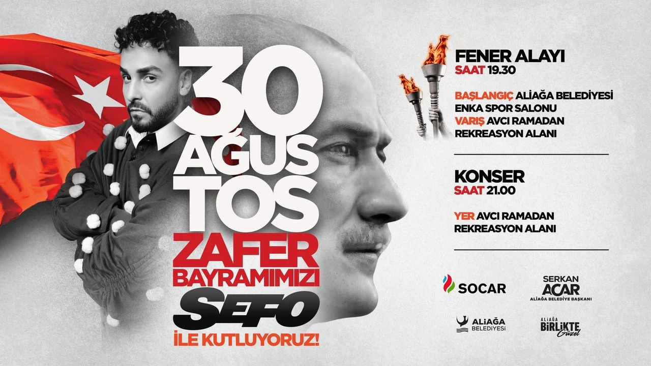 30 Ağustos Aliağa'da coşkuyla kutlanacak