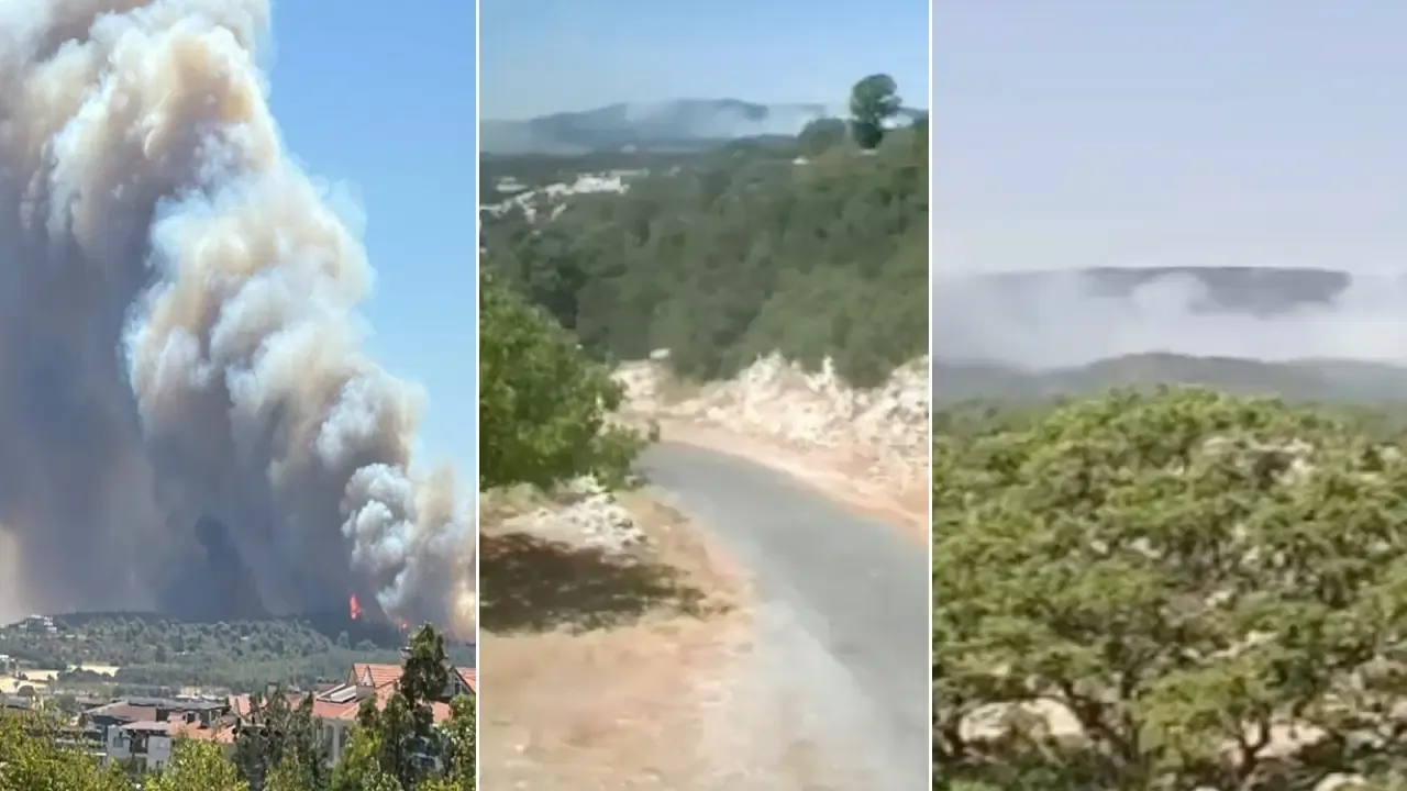 Bolu, Çanakkale ve Mersin'de orman yangını!