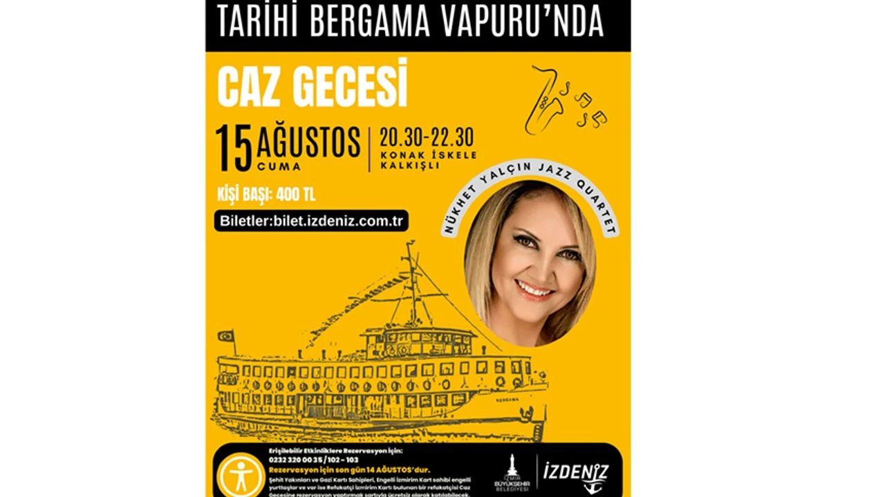 Cazın ritmi İzmir Körfezi'nde yankılanacak