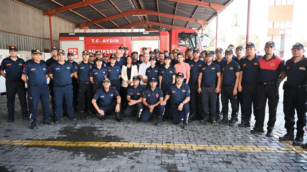 Çerçioğlu'ndan ateş savaşçılarına ziyaret