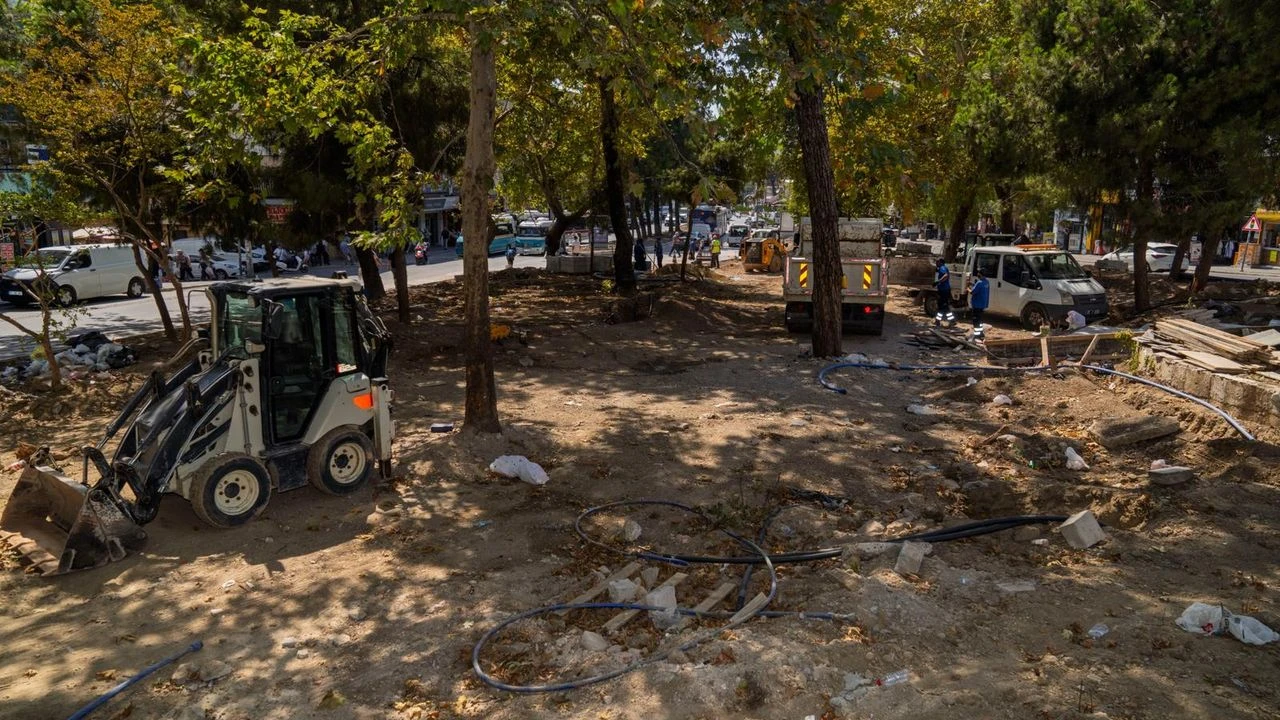 Şirinyer Beyazıt Aykut Parkı'na modern dokunuş