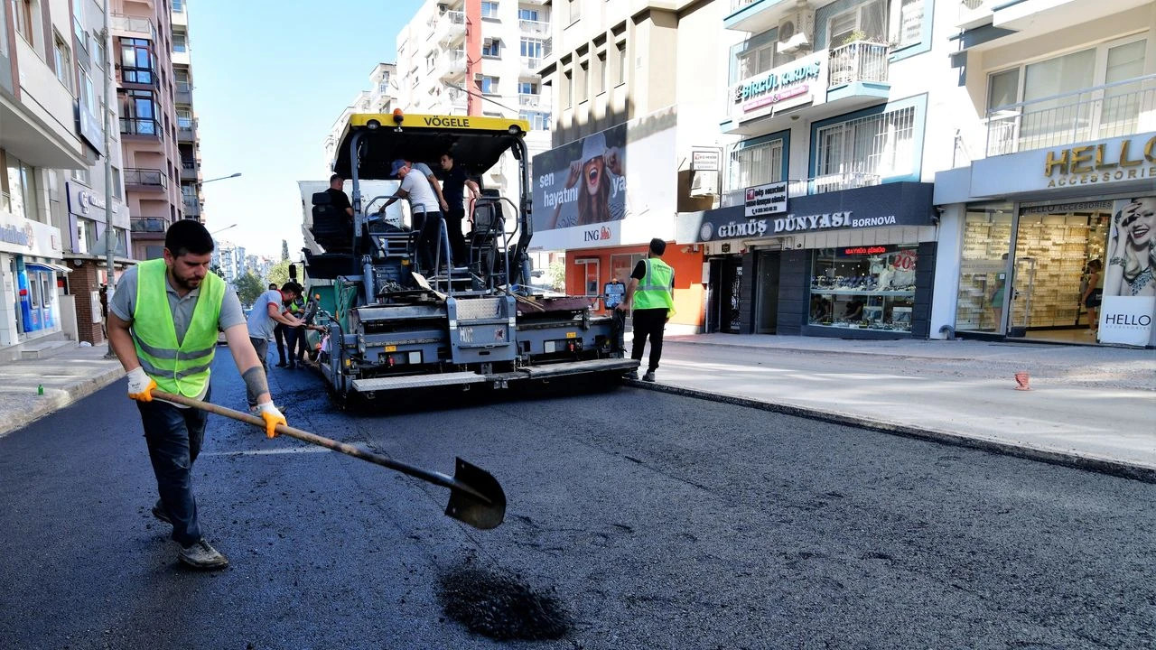 Bornova'da yollar 8 Eylül'e hazır