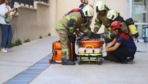 Karabağlar'da Gerçeği Aratmayan Tatbikat