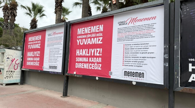 Menemen, çöp tehdidine karşı tek yürek!