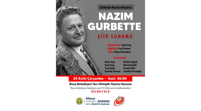 Nâzım Hikmet En Güzel Eserleriyle Buca'da Anılacak