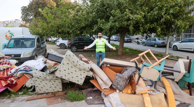 Buca'da mobilya atıkları bertaraf edilecek