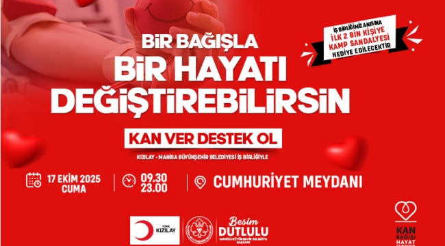 Büyükşehir ve Türk Kızılayı'ndan Anlamlı Etkinlik