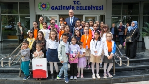 Gaziemirli çocuklar su krizine dikkat çekti