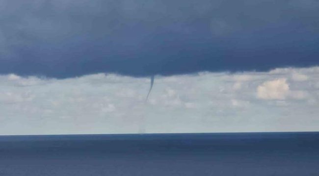 Zonguldak açıklarında art arda hortumlar görüldü
