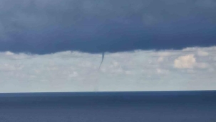 Zonguldak açıklarında art arda hortumlar görüldü