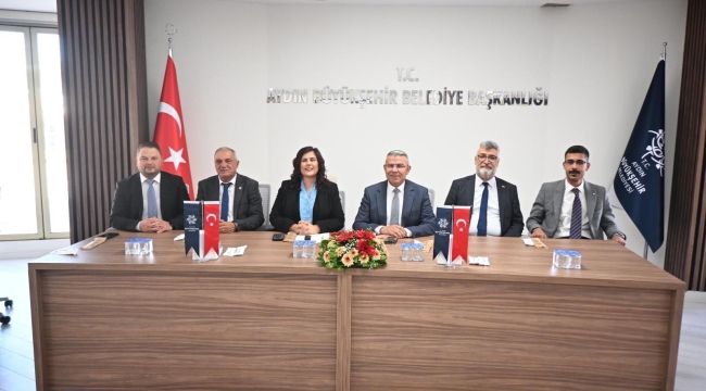 BAŞKAN ÇERÇİOĞLU'NA AK PARTİ KÖŞK VE SULTANHİSAR'DAN ZİYARET