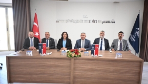 BAŞKAN ÇERÇİOĞLU'NA AK PARTİ KÖŞK VE SULTANHİSAR'DAN ZİYARET