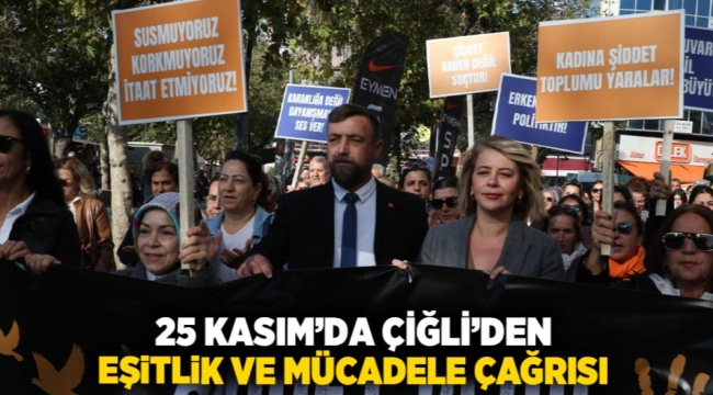 "Çiğli'de Kadınlar 'Şiddete Hayır' Dedi"