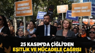 "Çiğli'de Kadınlar 'Şiddete Hayır' Dedi"